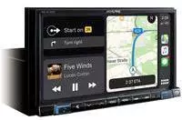 Alpine INE-W720D | 1-DIN Autoradio mit Navigation DAB+, 7-Zoll Display, Apple...