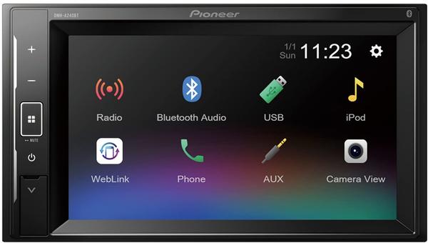 PIONEER 15,2 cm (6,2 Zoll) 2-DIN-Display mit Bluetooth