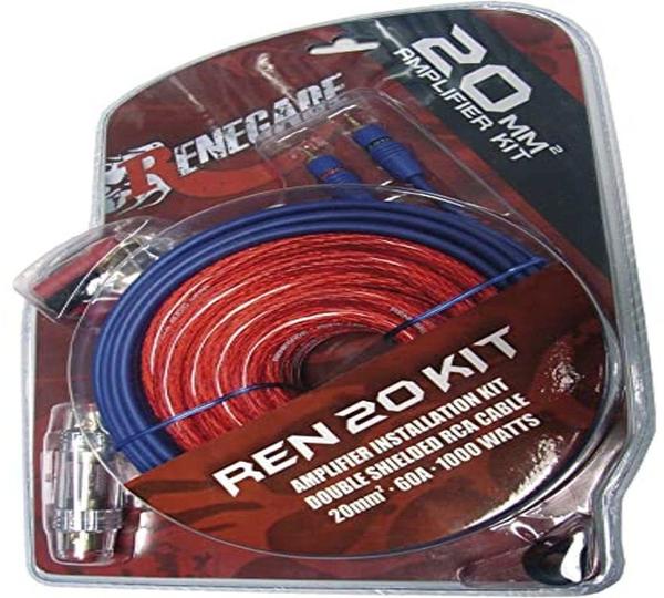 Renegade Ren20Kit Car HiFi Endstufen-Anschluss-Set 20mm2