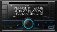 Kenwood DPX-7300DAB - Doppel-DIN CD/MP3-Autoradio mit DAB / Bluetooth / USB / iPod /