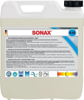 Sonax AktivReinigungsSchaum Energy Universalreiniger Autoshampoo 10 Liter (06186000)