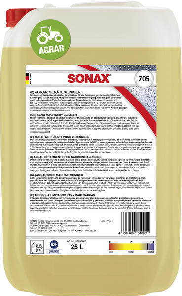 Sonax 07057050 AGRAR GeräteReiniger