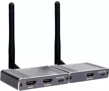 SpeaKa Professional SP-WLME-400 HDMI-Funkübertragung Set 5GHz 180m 1080p (SP-13748832)