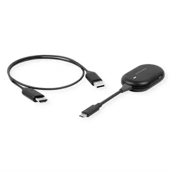 Roline Drahtloser P2P-Anzeige-Dongle Tx+Rx HDMI 1080p (14.01.3418)