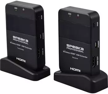 SpeaKa Professional SP-HDE-320 HDMI-Funkübertragung Set 50m 5GHz 1080p (SP-12774728)