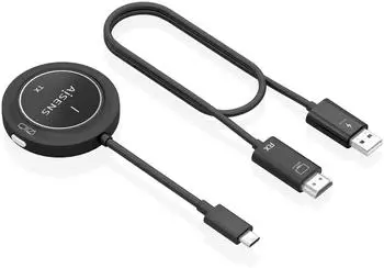 Aisens Wireless Video-Adapter USB-C auf HDMI, 1080P, 30m (ASWL-H2KC30M003-BK)