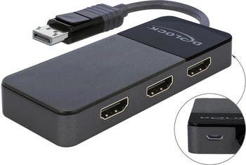 DeLock DisplayPort 1.4 Splitter 1 x zu 3 HDMI 87770