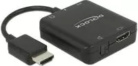 Delock Hdmi-a St Hdmi +audio Extractor Adapterkabel 4k (62784)