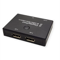 VALUE 4K DisplayPort Switch, 2fach, bidirektional