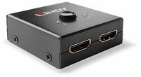 LINDY 2 Port HDMI 18G Bidirektionaler Switch 2 Port HDMI-Switch 3840 x 2160 Pixel