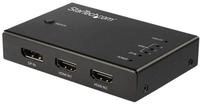 4 Port HDMI Video Switch - 3x HDMI & 1x DisplayPort - 4K 60Hz - video/audio switch -
