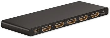 Goobay HDMI Splitter 1 auf 4 (4K @ 60Hz) schwarz (58483)