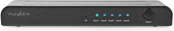Nedis HDMI-Umschalter 5 Ports 4K2K 60 fps/HDCP2.2 (VSWI3475AT)