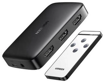Ugreen HDMI Switcher 3-in-1 4K@30Hz schwarz (80125)