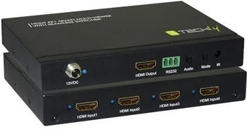 Techly HDMI Switch 4x1 Quad Multi-Viewer FullHD (IDATA-HDMI-41MV)