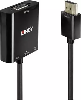 Lindy HDMI auf VGA Konverter mit Audio 1080p (38285)