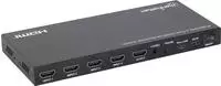 Manhattan HDMI-Switch Metallgeh&auml;use, mit Fernbedienung, Multi-View-Modus,