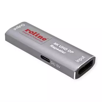 Roline DisplayPort Repeater v1.4, 8K60Hz, 10m (14.01.3475)