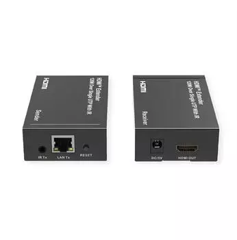 Roline HDMI-Verlängerung über IP, 1080p, 120m, mit IR (14.01.3641)