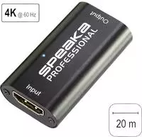 SpeaKa Professional HDMI&reg; Repeater &uuml;ber Signalkabel 20m
