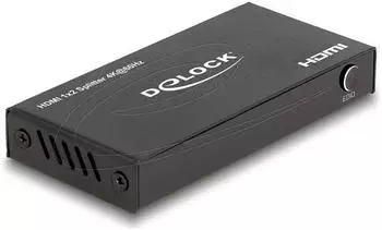 DeLock HDMI-Splitter 1x2-Port 4K/60Hz mit Downscaler (18651)