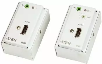Aten VE807 HDMI/Audio-Extender &uuml;ber Cat5, Wandplatte (VE807)