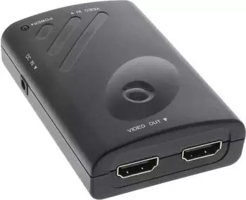 InLine DisplayPort zu 2x HDMI Splitter/Verteiler, FullHD, Videowand-Funktion (57821A)