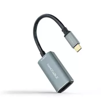 Nanocable USB-C zu DisplayPort Konverter, grau (10.16.4104-G)