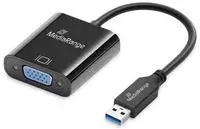 MEDIARANGE Usb-A 3.0 auf Vga HD15 Video Konverter sw - Adapter - Digital/Daten