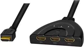 LogiLink HDMI-Switch bidirektional 3-Port 4K/30Hz (HD0040)