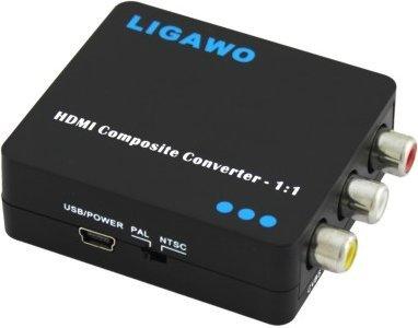 Ligawo 6518835 HDMI zu Composite Konverter