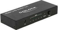 DeLock HDMI UHD Switch 5 x HDMI in > 1 x HDMI out 4K