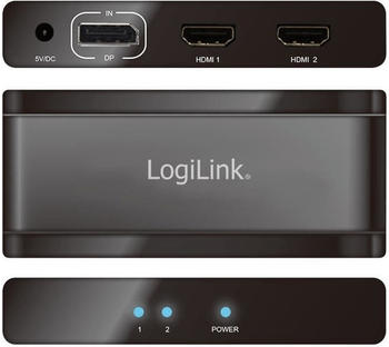 LogiLink 4K Displayport HDMI Video- Audio-Splitter CV0093