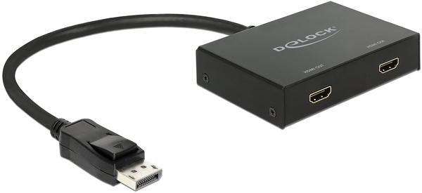DeLock Displayport / 2x HDMI Splitter (87666)