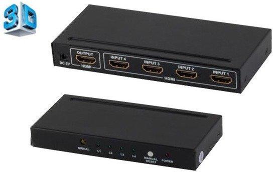 Shiverpeaks PROFESSIONAL HDMI Switch 4 to 1 (05-02004-SPP)
