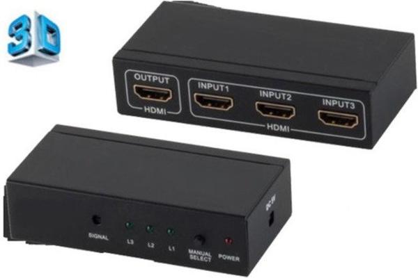 Shiverpeaks PROFESSIONAL HDMI Switch 3 to 1 (05-02003-SPP)