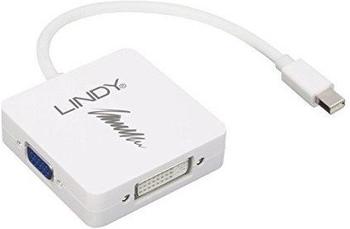 Lindy Mini DisplayPort zu HDMI, VGA, DVI-D Konverter (41035)