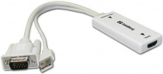 Sandberg VGA+Audio auf HDMI Konverter (508-78)