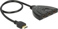 Hdmi Switch Delock 3 Eing&auml;nge - 1 Ausgang 4k 0.50m (18600)