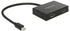 DeLock DisplayPort 1.2 Splitter 1 x mini DisplayPort in > 2 x DisplayPort out 4K