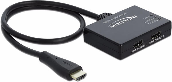 DeLock HDMI Splitter 1 x HDMI in > 2 x HDMI out 4K 60 Hz