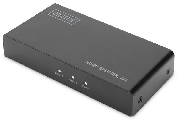 Digitus HDMI Splitter, 1x2, 4K / 60 Hz mit Downscaler (DS-45324)