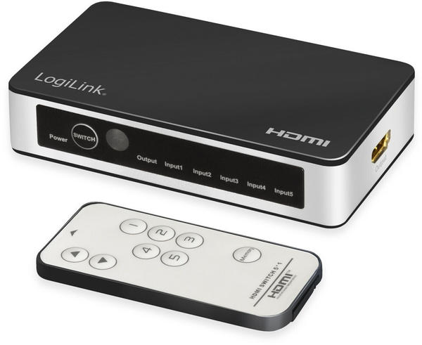 LogiLink HD0048 HDMI-Matrix-Switch 5x1-Port