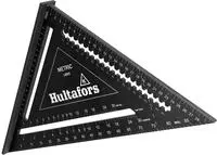 Hultafors Winkeldreieck 257040, LMRS, aus Aluminium, 300mm, mit Anschlag