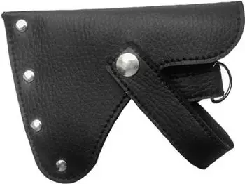 Adler G&uuml;rteltasche f&uuml;r Campingbeil, Leder, schwarz (501.1100)