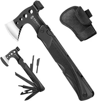 LuxusKollektion Dragon Creek Camping Beil Multitool Aluminium 15-in-1