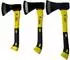VaGo Holzaxt-Set 600/800/1000g Fiberglasstiel, 3-teilig (240-906/908/910)