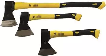 VaGo Axt-Set 3-tlg. 600/1000/1250g Fiberglasstiel (240-906/910/215)