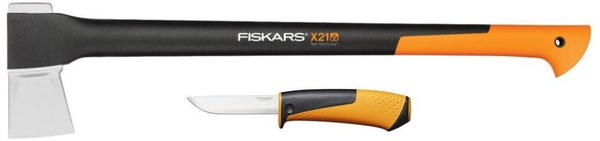 Fiskars Set Spaltaxt X21 + Universalmesser Hardware