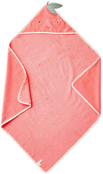 Vertbaudet Baby Kapuzenbadetuch „Apfel“ Oeko-Tex G1 rosa